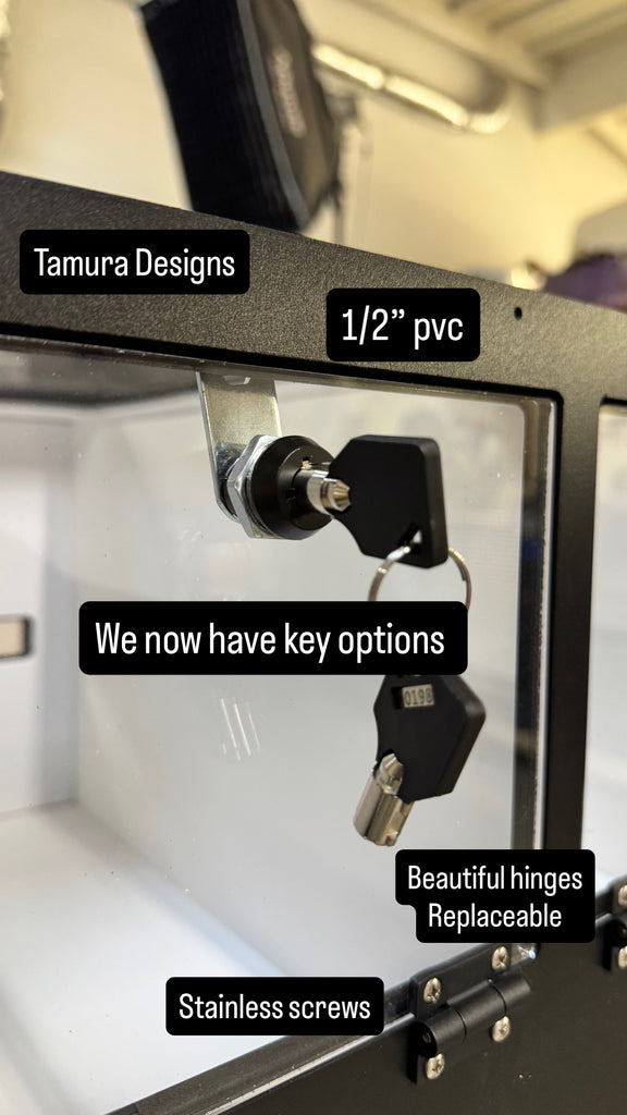 Black front 6 compartment Condo 46” wide x 10.5” tall x 15” Deep