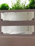 48” wide x 18” tall x 24” deep