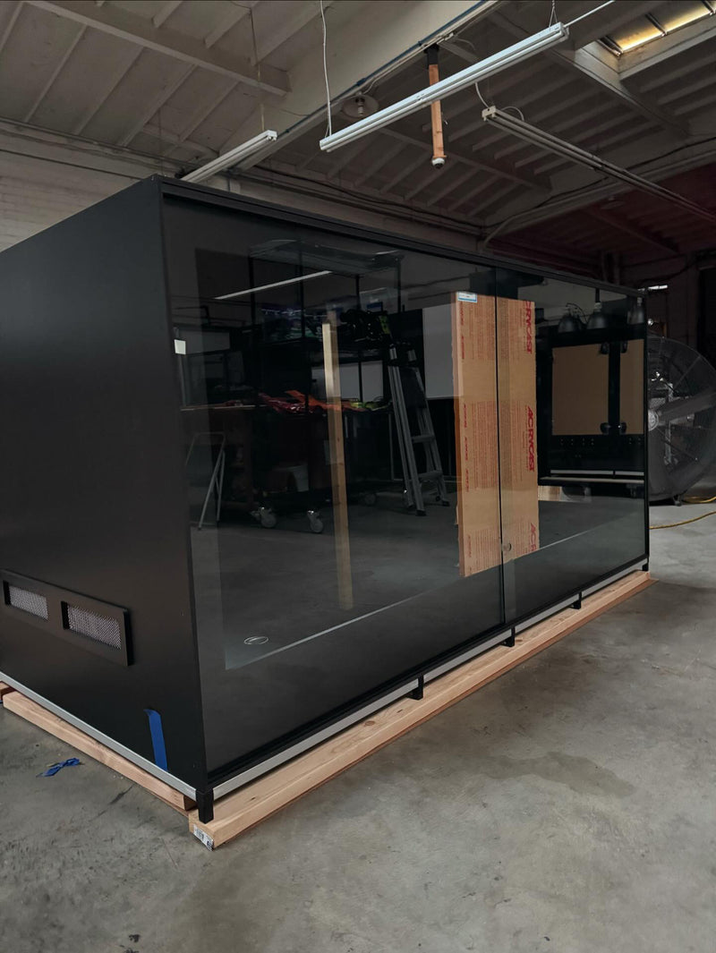 96” wide 48” tall x 48” deep