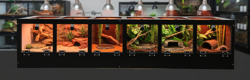 Black front 6 compartment Condo 46” wide x 10.5” tall x 15” Deep