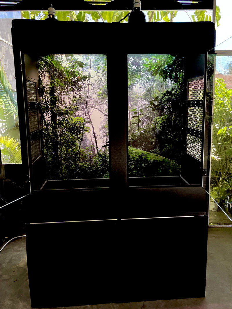 Acrylic Doors 48"Wide_48Tall_24"Deep