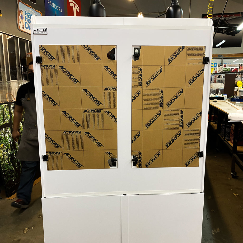 Acrylic Doors 48''Wide_48"Tall_24''Deep