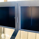 Acrylic Doors 47''Wide_20''Tall_23''Deep With Divider