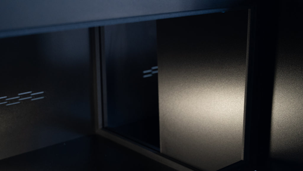 Acrylic Doors 47''Wide_20''Tall_23''Deep With Divider