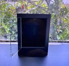 Acrylic Door 18"Wide_24"Tall_18"Deep
