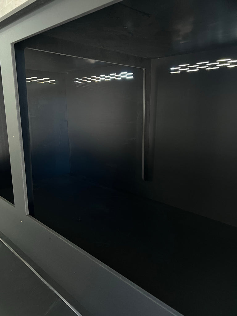 Acrylic Doors 72"Wide_36"Tall_36"Deep