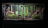 48” wide x 24”tall x 24” deep CLEAR FRONT