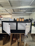 43” wide x 18” tall x 23” deep ACRYLIC DOORS