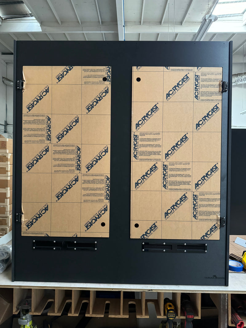 43" wide x 48" tall x 18" deep