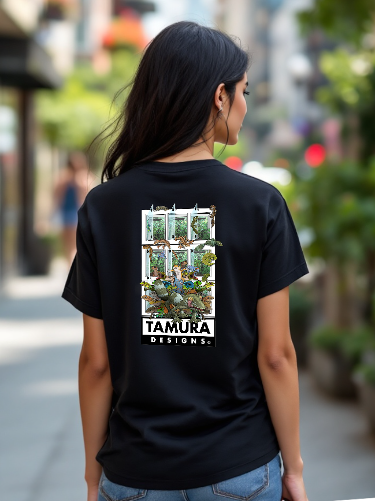 ANOLE TSHIRT FRONT  ENCLOSURE FRIM BACK PRINTED