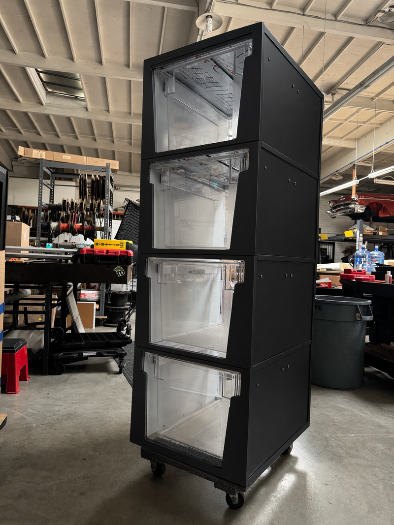 WORKSHOP RACK 4 BLACK