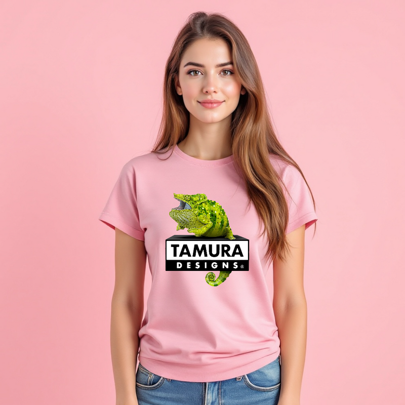PINK FRONT TAMURA LOGO  PRINTED FRONT ONLY