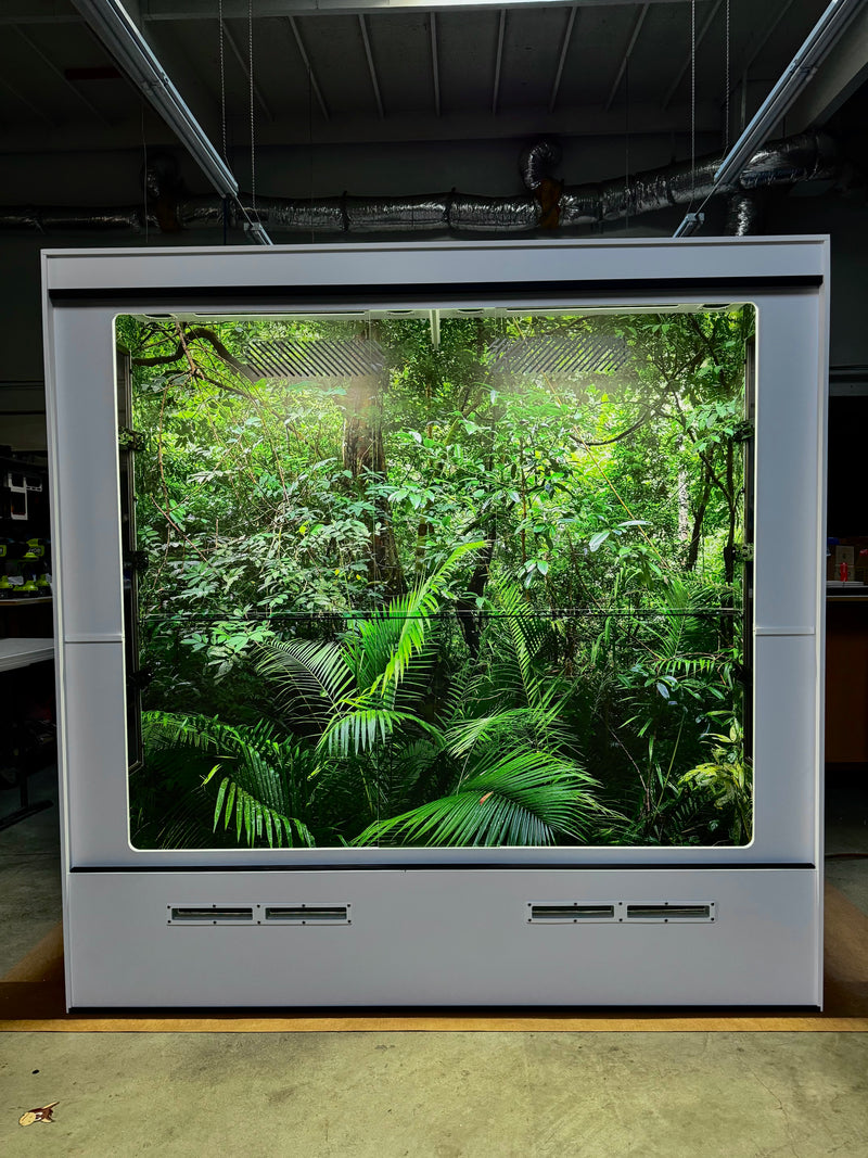 72” wide x 72” tall x 24” deep