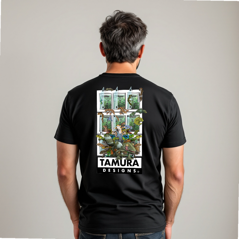 ANOLE TSHIRT FRONT  ENCLOSURE FRIM BACK PRINTED