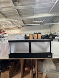 43” wide x 18” tall x 23” deep ACRYLIC DOORS