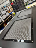 43” wide x 18” tall x 23” deep ACRYLIC DOORS