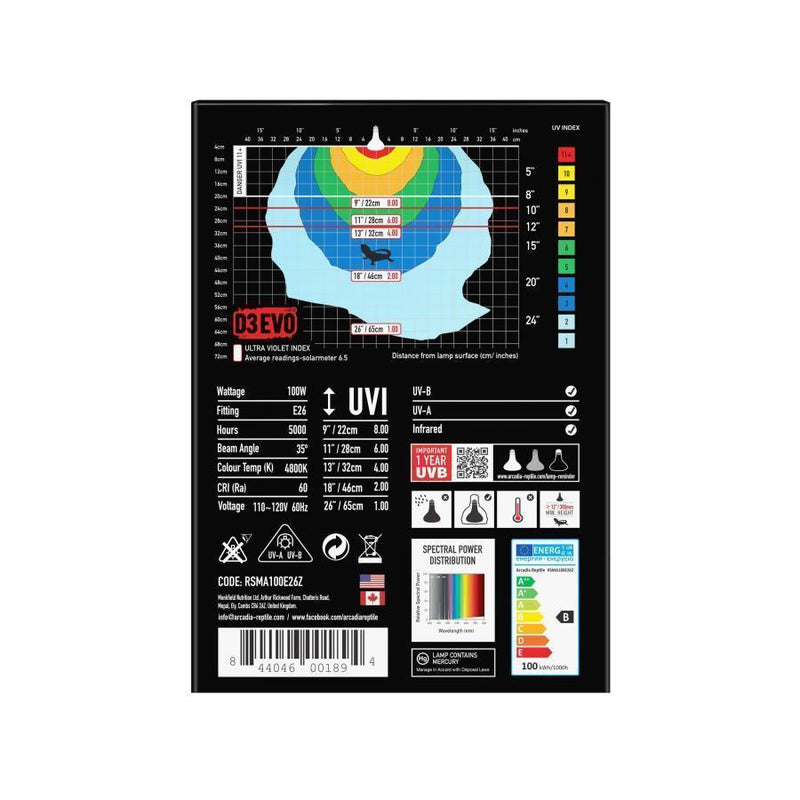 D3 Evo Mercury Vapor Bulb - 100W