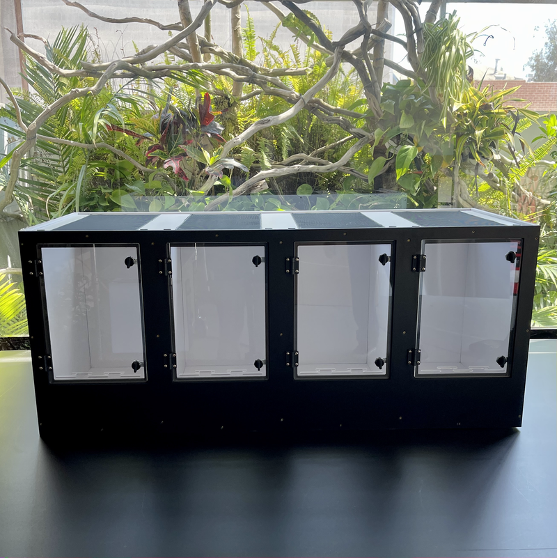 Acrylic Doors 4Compartment Condo 43"Wide_18"Tall_18"Deep