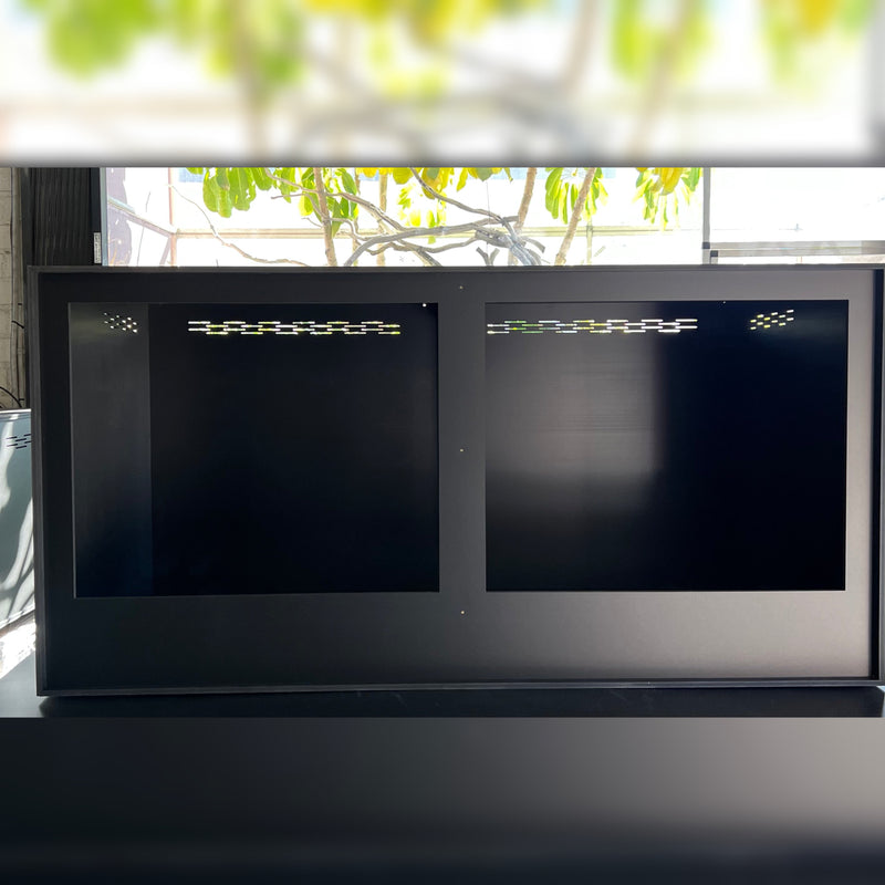 Acrylic Doors 72"Wide_36"Tall_36"Deep