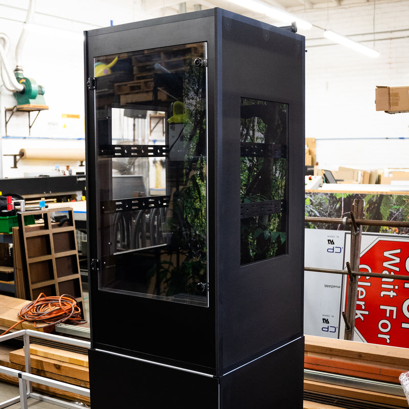 48" Tall Acrylic Reptile Enclosure – 24"x24"x48"
