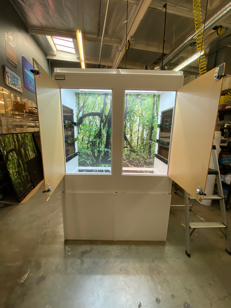 Acrylic Doors 48''Wide_48"Tall_24''Deep