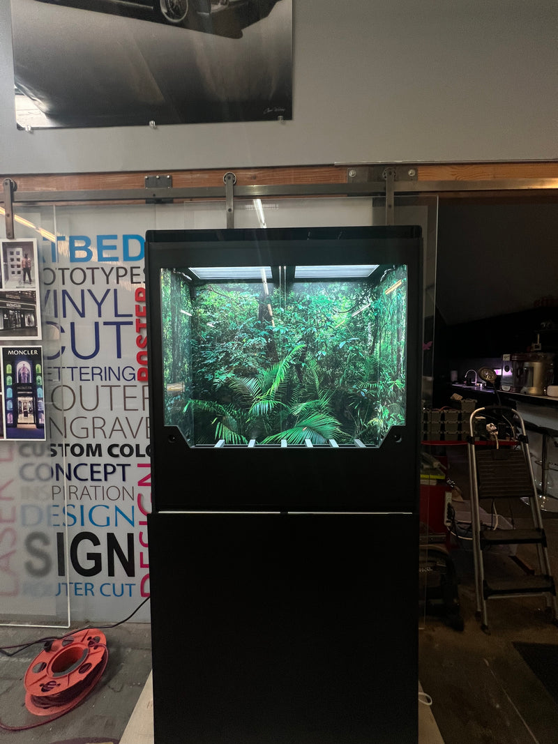 36 wide x 36 tall x 18 deep