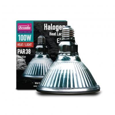 Arcadia - E27 Halogen heat lamp 50W, 75W, 100W