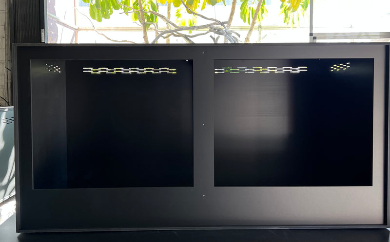 Acrylic Doors 72"Wide_36"Tall_36"Deep