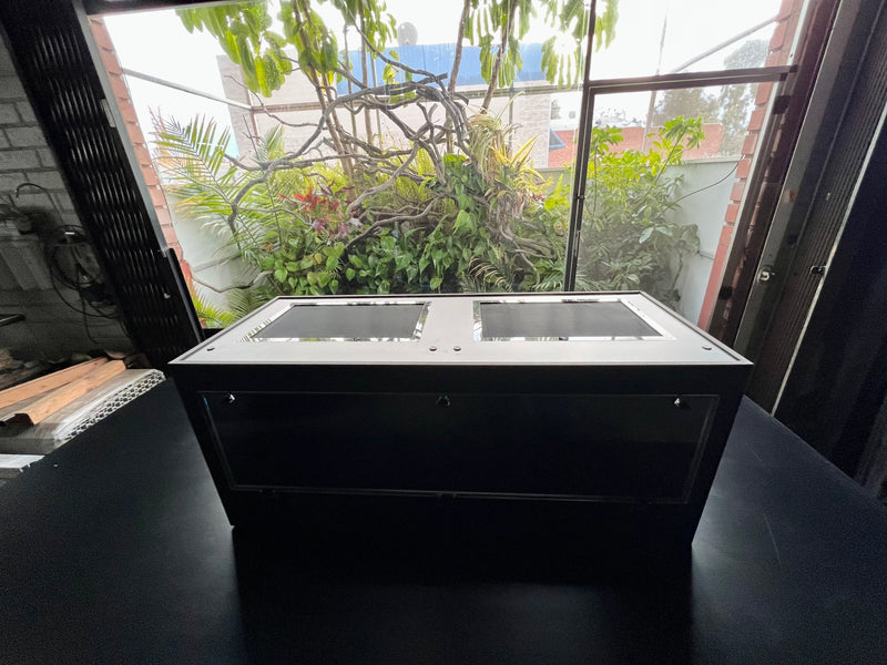 Acrylic Doors 43"Wide_18"Tall_18"Deep