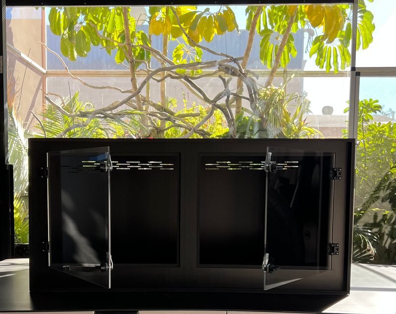 Acrylic Doors 48"Wide_24"Tall_24"Deep